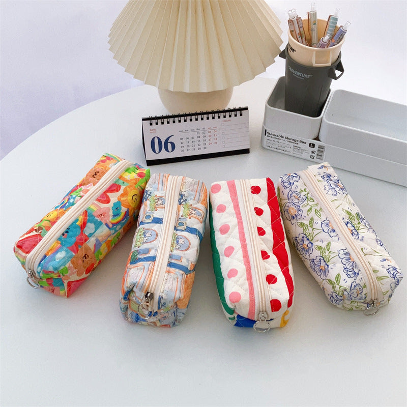 Wholesale Cotton Floral Pencil Case